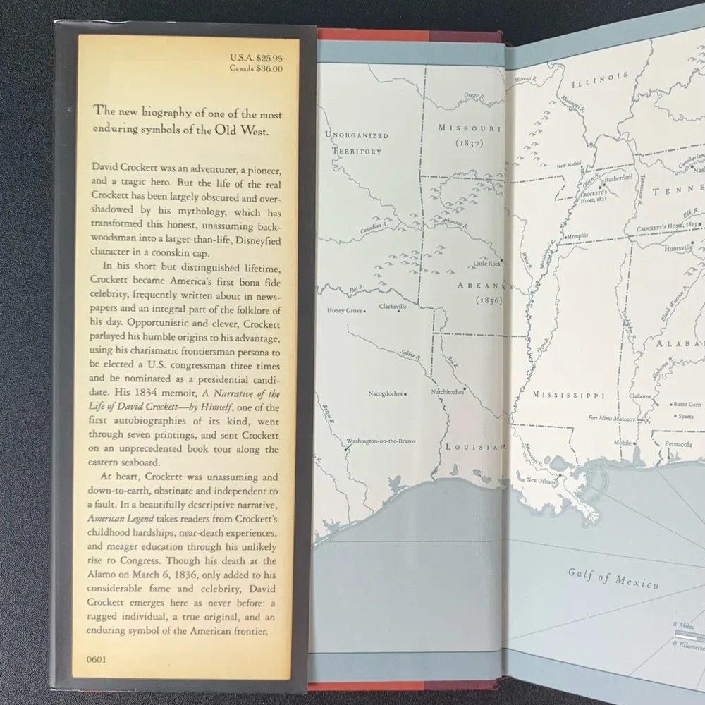 American Legend: The Real-Life Adventures of David Crockett by Buddy Levy. 2005.